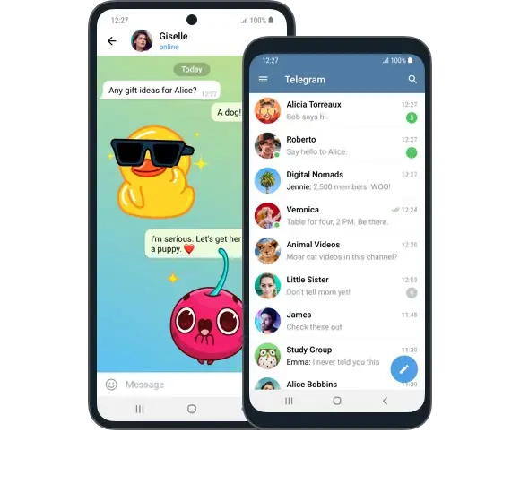 纸飞机中文版 Android 客户端聊天列表与消息对话界面